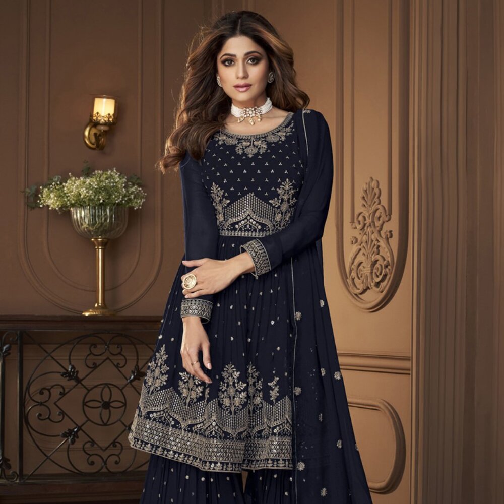 Readymade Sharara Suit Eid Dress | Indian Pakistani Wedding Outfit | Heavy dress